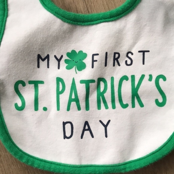 4 for $25 carters my first st Patrick’s day bib - Picture 2 of 5